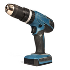 3D-geprinte Makita G-Series 18V gereedschapshouder en wandhouder met ingeklikte accuboormachine op een witte achtergrond